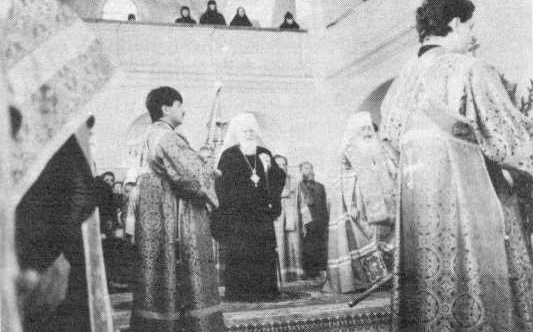 Богослужение в Свято-Иоанновском женском монастыре