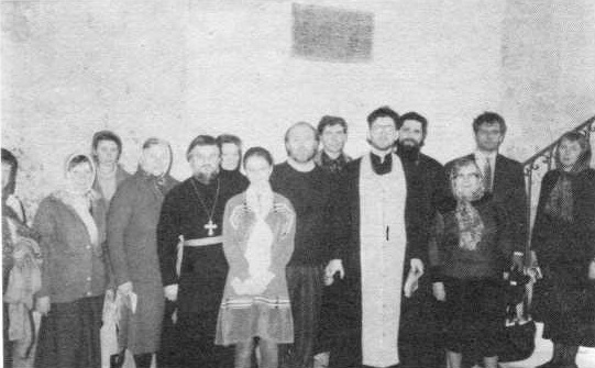 После молитвы. Паломники из России в Сионской Горнице